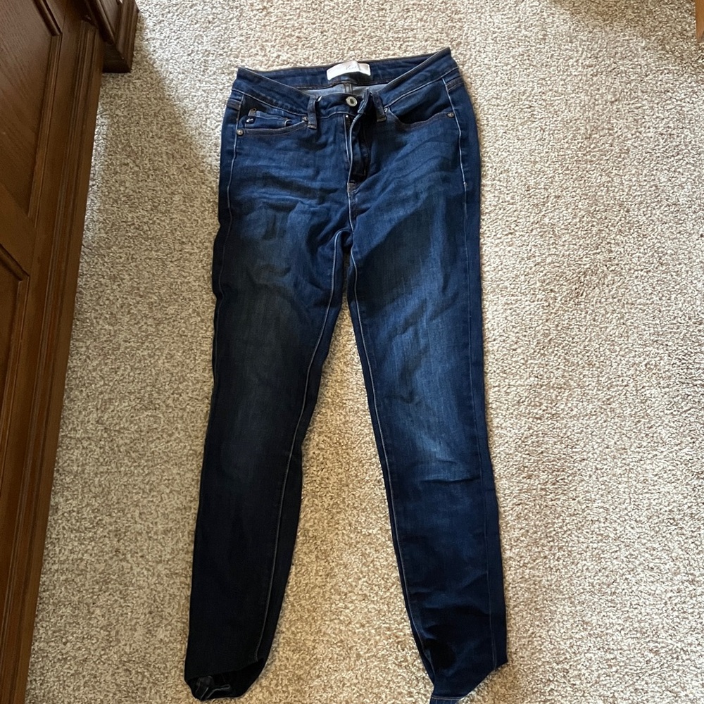 KanCan Women's Deep Blue Skinny Jeans